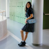 Baskets femme 6074 noir combiné lifestyle