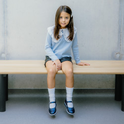 Chaussures enfant 76c indigo nacré lifestyle