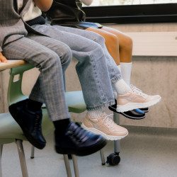 Chaussures enfants petits 72c poudre nacrée lifestyle