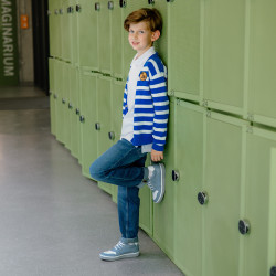 Chaussures enfants 2014 bleu+blanc lifestyle
