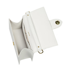 Sac à main femme bandoulière 028g croco blanc