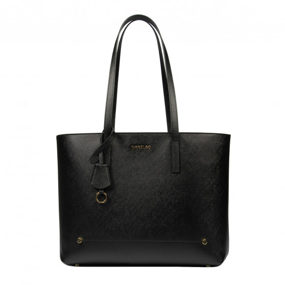 Sac à main femme épaule 030g noir saffiano Sac à main femme épaule 030g noir saffiano