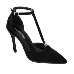 Chaussures élégantes femme 1323 noir velours