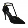 Chaussures élégantes femme 1323 noir velours