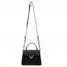Sac à main pour femme d'épaule 032g noir caviar