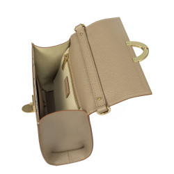 Sac à main femme 032g etoupe caviar