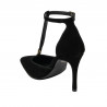 Chaussures élégantes femme 1323 noir velours