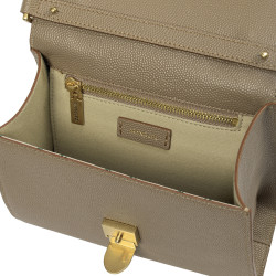 Sac à main femme 032g etoupe caviar