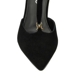 Chaussures élégantes femme 1323 noir velours