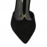 Chaussures élégantes femme 1323 noir velours