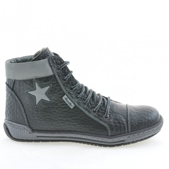 Bottines femme 3274 noir+gris Bottines femme 3274 noir+gris
