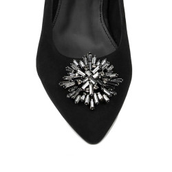 Ballerines femme 1313 velours noir