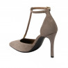 Chaussures élégantes femme 1323 sable velours
