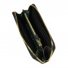 Portefeuille femme 201g noir saffiano