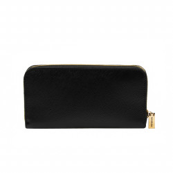 Portefeuille femme 201g noir saffiano