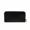 Portefeuille femme 201g noir saffiano