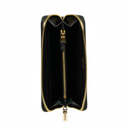 Portefeuille femme 201g noir saffiano