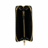 Portefeuille femme 201g noir saffiano