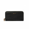 Portefeuille femme 201g noir saffiano
