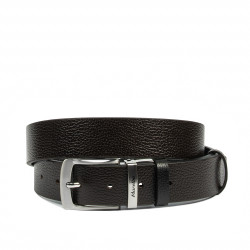 Ceinture hommes 71b bicolore biz noir+biz marron