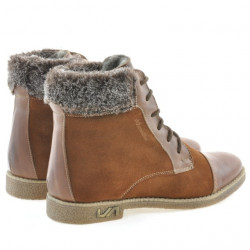 Bottes femme 3281 marron combiné