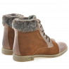 Bottes femme 3281 marron combiné