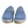Baskets femme 623 indigo velours
