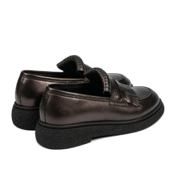 Chaussures décontractées femme 6081 marron nacré
