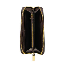 Portefeuille femme 201g biz dark chocolat
