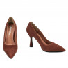 Chaussures élégantes femme 1322 cognac antilope