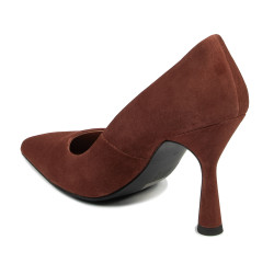 Chaussures élégantes femme 1322 cognac antilope
