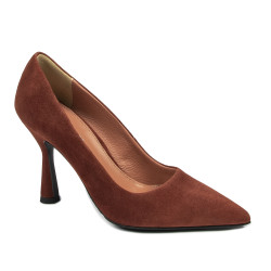 Chaussures élégantes femme 1322 cognac antilope