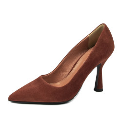 Chaussures élégantes femme 1322 cognac antilope