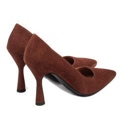 Chaussures élégantes femme 1322 cognac antilope