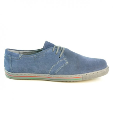 Baskets femme 623 indigo velours