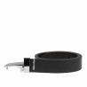 Ceinture homme 62b bicolore biz noir+biz marron