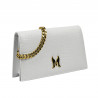 Sac à bandoulière femme 029g croco blanc
