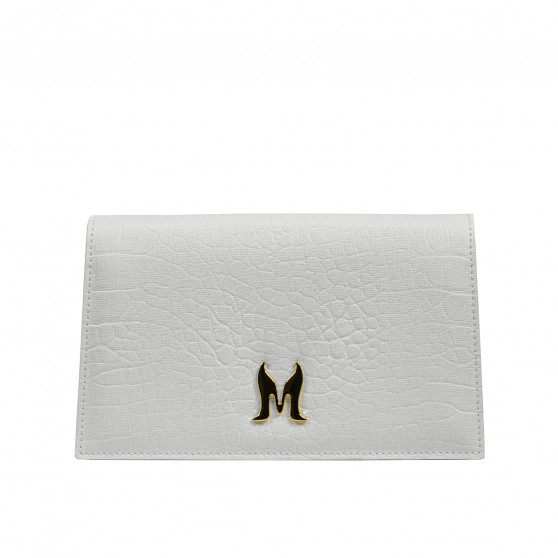 Sac à bandoulière femme 029g croco blanc