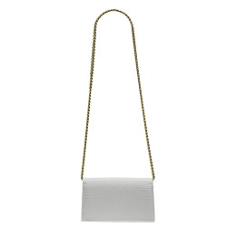 Sac à bandoulière femme 029g croco blanc