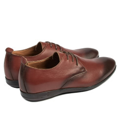Chaussures élégantes adolescents 370 a cognac