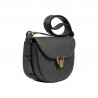 Sac à bandoulière pour femme 035g noir combiné