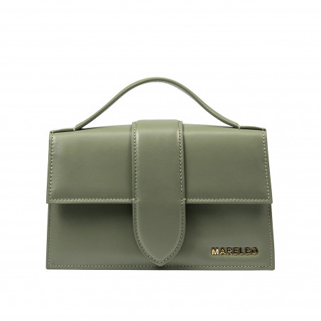 Sac à main femme bandoulière 028g vert armée