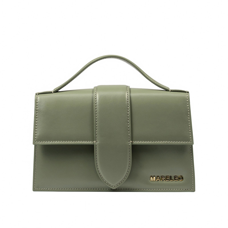 Sac à main femme bandoulière 028g vert armée