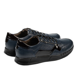 Chaussures casual/sport homme 916 indigo combiné