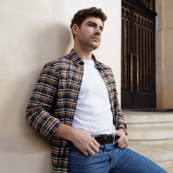 Ceinture hommes 70b biz marron lifestyle