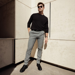 Ceinture homme 70b noir brillant lifestyle