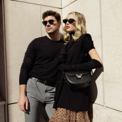 Ceinture homme 70b noir brillant lifestyle