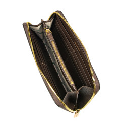 Portefeuille femme 201g marron foncé