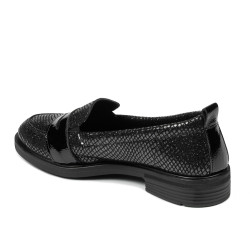 Chaussures casual/élégantes femme 6037 noir nacré combiné