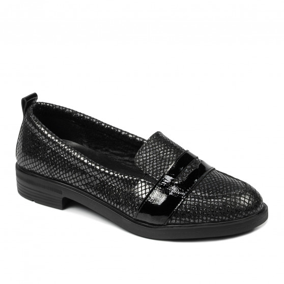 Chaussures casual/élégantes femme 6037 noir nacré combiné Chaussures casual/élégantes femme 6037 noir nacré combiné